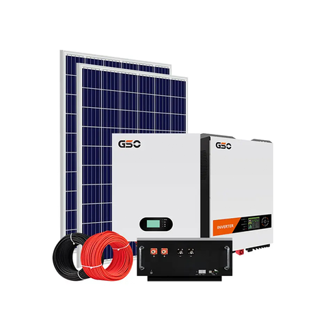 Fuera de la red 5KW Sistemas de energía solar 2KW 3KW Sistema solar fuera de la red con batería de litio