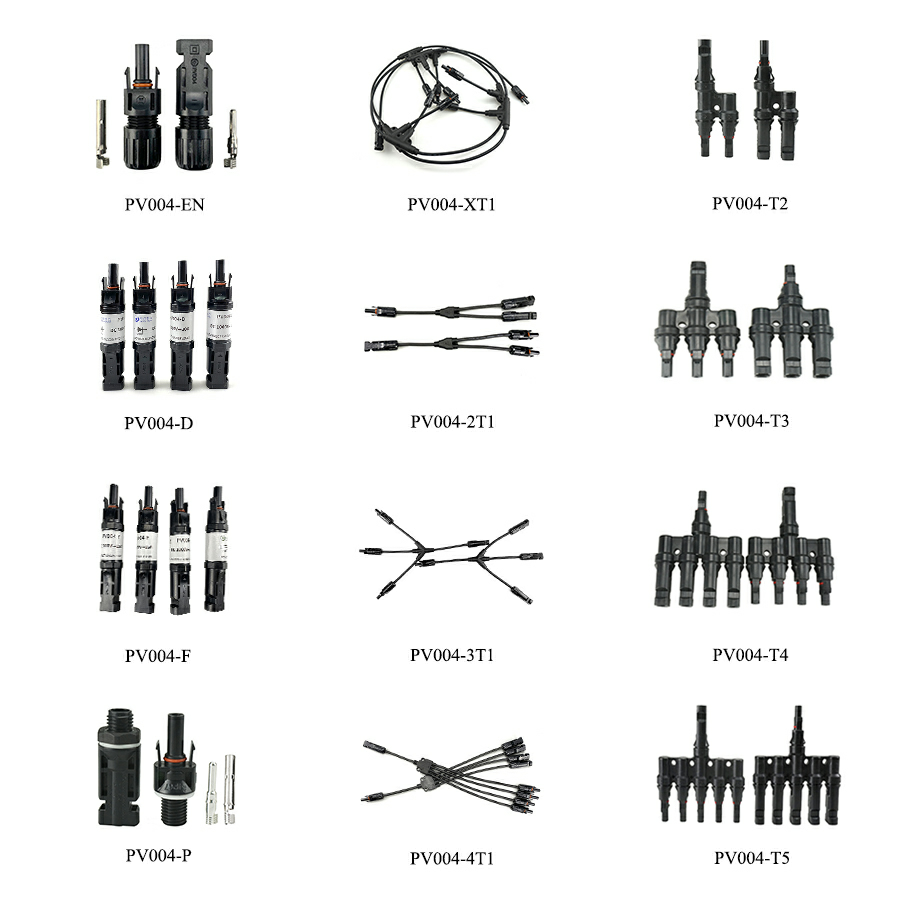Conector de panel solar 30A Portafusibles en línea Conectores de cable fotovoltaico Adaptador Conector fotovoltaico de 1000V
