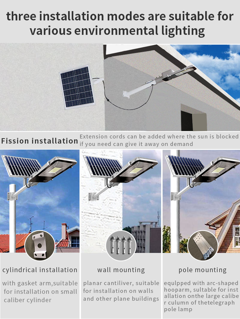 Lámpara Solar de Panel Solar con Control remoto, iluminación impermeable para exteriores, alta potencia, 100W, 300W, 400W, 600W 