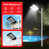 Lámpara de calle solar LED integrada todo en uno para exteriores IP65 180W 240W 300W, duradera, respetuosa con el medio ambiente y con ahorro de energía