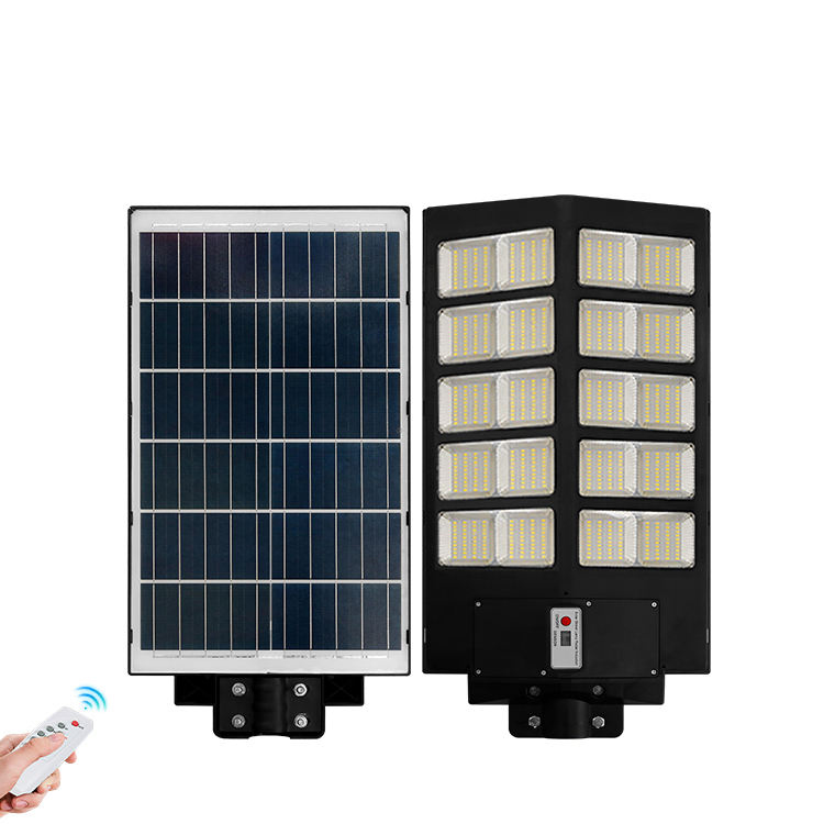 Lámpara de calle solar LED integrada todo en uno para exteriores IP65 180W 240W 300W, duradera, respetuosa con el medio ambiente y con ahorro de energía