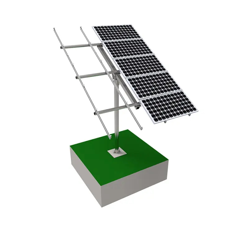 Estructura de soporte Solar fotovoltaica, soporte de montaje Solar, sistema Solar de aluminio, suelo de montaje duradero, venta al por mayor