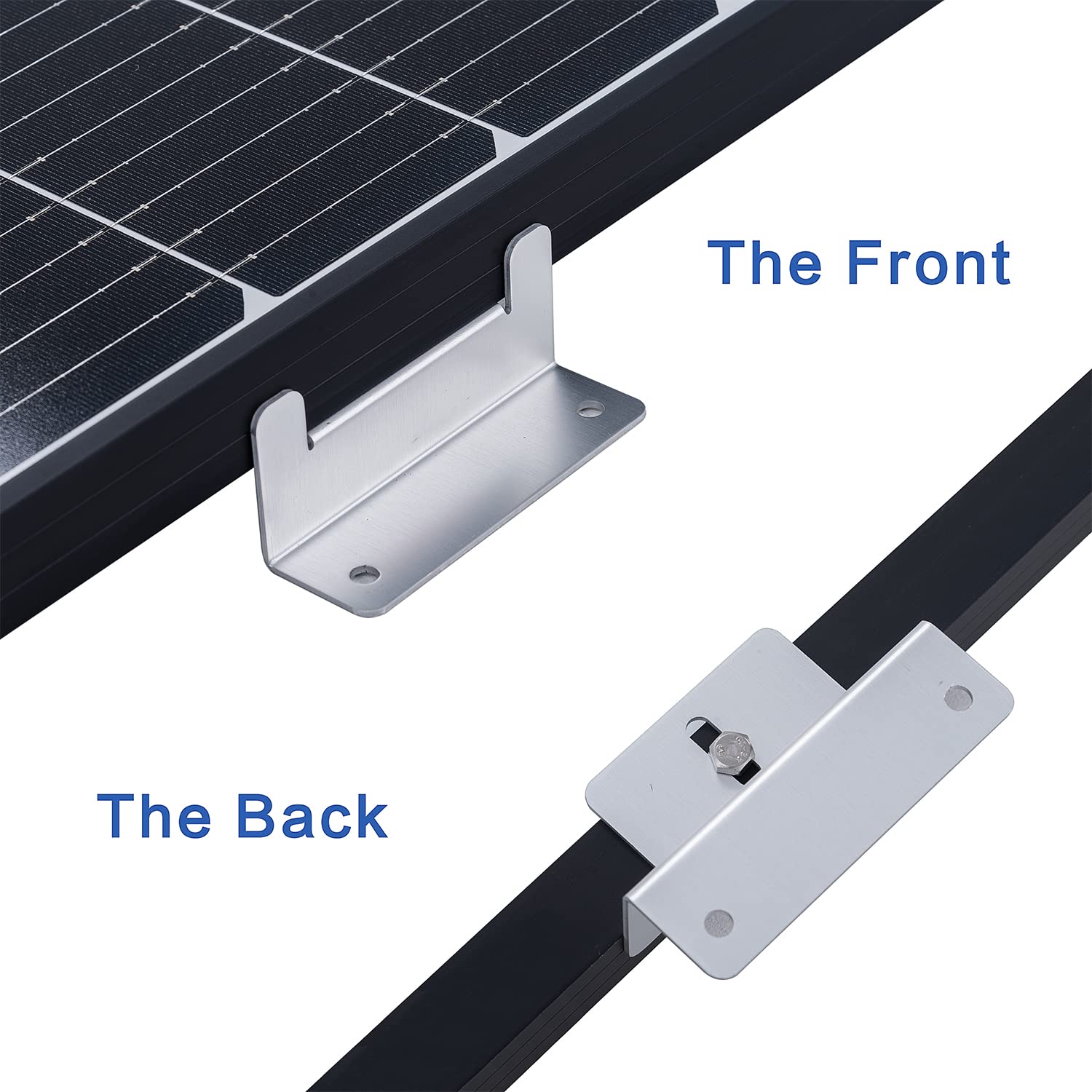 Ángulo de 0 a 90° Soportes de montaje inclinables ajustables Hasta 100 180 200 W Panel único con patas inclinables plegables 