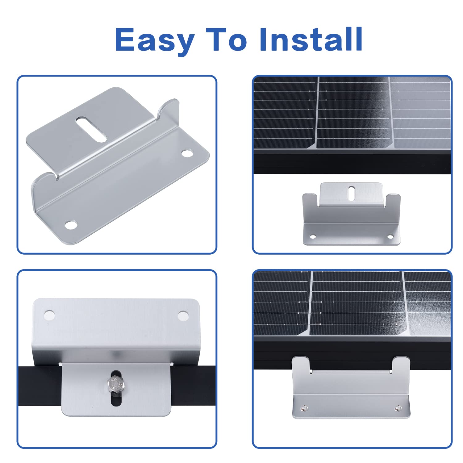 Ángulo de 0 a 90° Soportes de montaje inclinables ajustables Hasta 100 180 200 W Panel único con patas inclinables plegables 